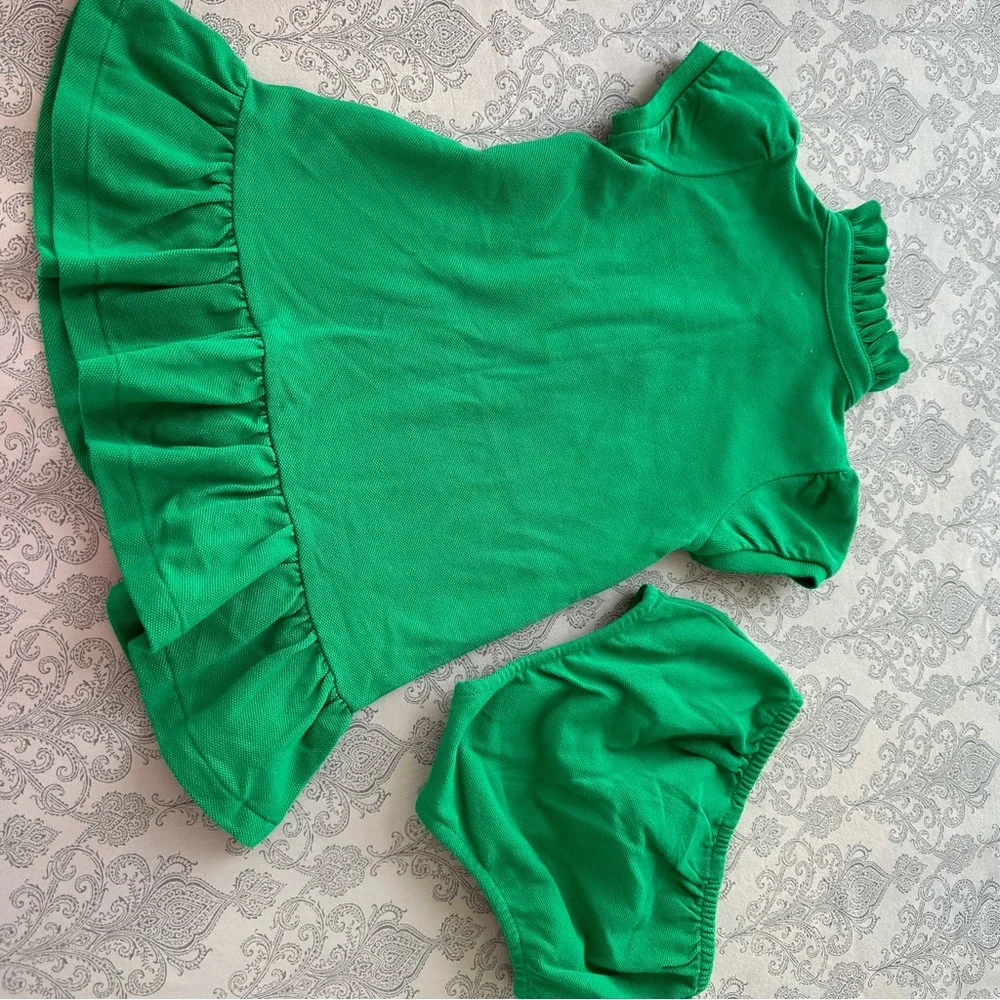 Ralph Lauren Baby Outfit Skater Dress and Bottom
